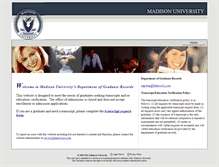 Tablet Screenshot of madisonu.com